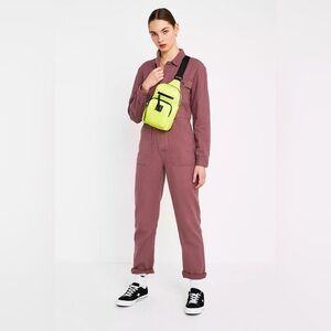Urban Outfitters Mauve Pink Rosie Twill Boilersuit Jumpsuit